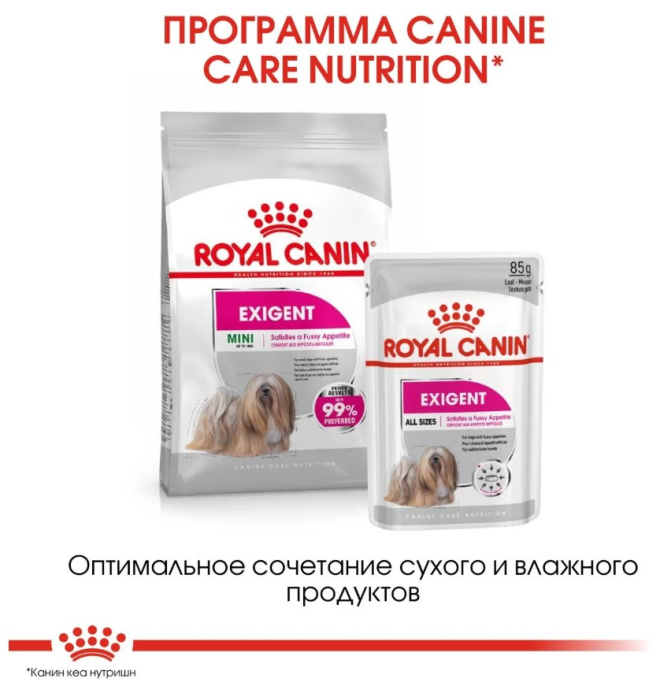 Сухой корм для собак Royal Canin Mini Exigent (1 кг)