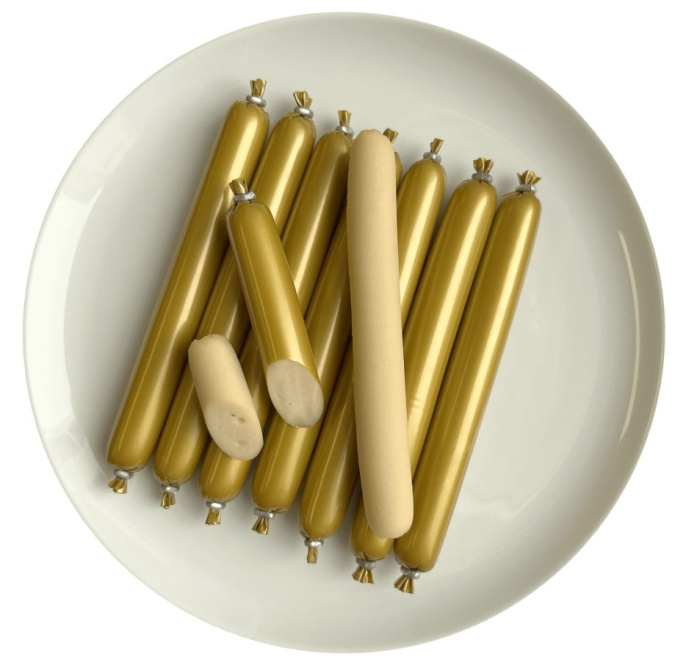 Лакомство для кошек "Деревенские лакомства", колбаски "Докторские" из нежной курицы (60 гр.)