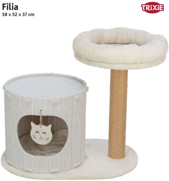 Когтеточка-домик для кошек TRIXIE Filia (58х52х37 см)