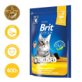 Сухой корм для кошек Brit Premium Cat Sterilised (утка, курица) (400 гр.)