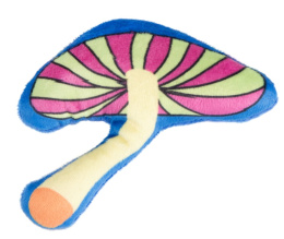 Игрушка для кошек Mr.Kranch Волшебный Грибочек плюшевая с кошачьей мятой 