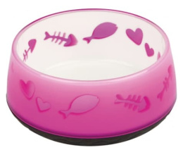 Миска для кошек с прорезиненным дном "TRIXIE" 0.3 л/диам.12 см (24420)