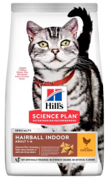 Сухой корм для выведения шерсти у кошек Hill's Science Plan Hairball Indoor (курица)