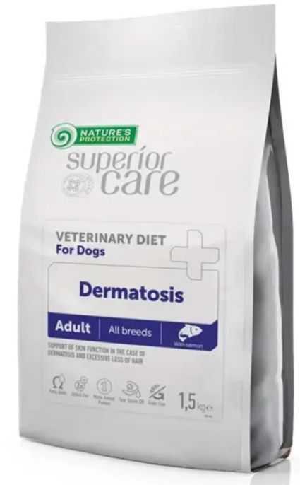 Сухой корм для собак Nature's Protection VET DIET DERMATOSIS Adult All Breed (лосось) (1,5 кг)