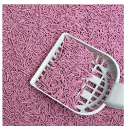 Наполнитель растительный комкующийся тофу Cat's choice (лаванда)