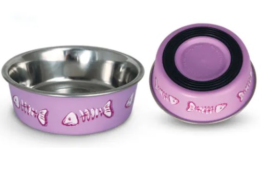 Миска металлическая Triol Рыбка  (0.15 л)