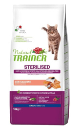 Сухой корм для стерилизованных кошек Trainer Natural Adult Sterilised (лосось)