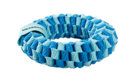 Игрушка для собак Mr.Kranch Плетеное кольцо голубое