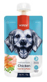Лакомство для собак Wanpy Dog Мясное пюре из курицы (90 гр)