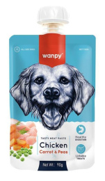 Лакомство для собак Wanpy Dog Мясное пюре из курицы