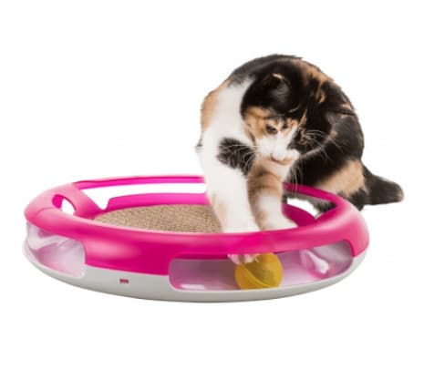 Когтеточка для кошек с игрушкой TRIXIE "Race & Scratch" (37 см)