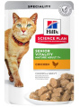 Влажный корм для пожилых кошек Hill's Science Plan Senior Vitality (курица) (85 гр)