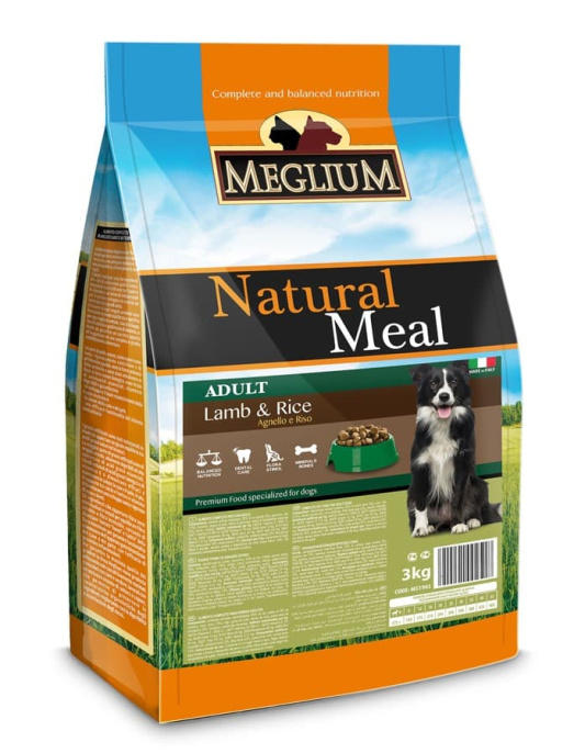 Сухой корм для собак Meglium Dog Adult Sensible Lamb & Rice (ягненок, рис) (14 кг)