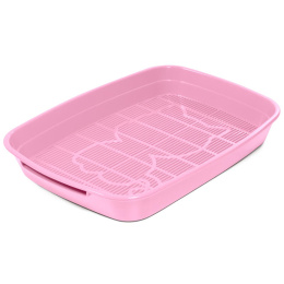 Туалет для кошек с сеткой малый Gamma Леопольд 340х260х50 мм