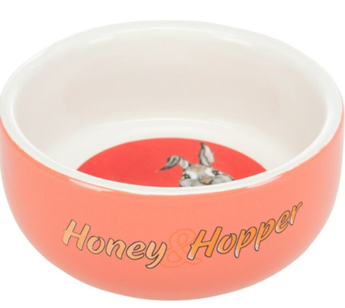 TRIXIE Миска для грызунов Honey & Hopper, 11 см