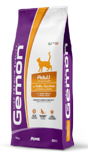 Сухой корм для кошек Gemon Cat Adult Complete (курица, индейка) (2 кг)
