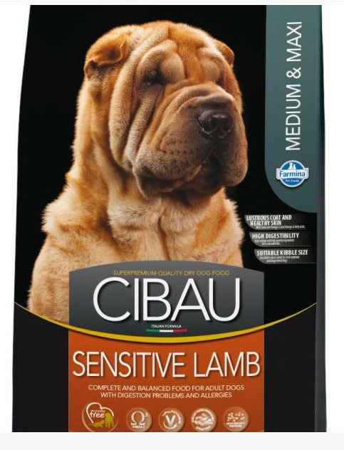 Сухой корм для собак Farmina Cibau Sensitive Lamb Medium & Maxi (2,5 кг)