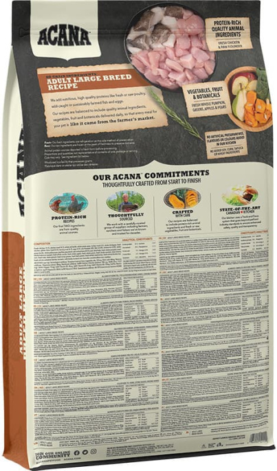 Сухой корм для собак ACANA ADULT LARGE BREED DOG (11,4 кг)