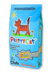 Наполнитель PrettyCat впитывающий глиняный Aroma Fruit с део-кристаллами