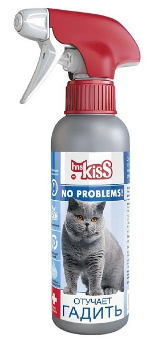 Спрей для кошек Ms.Kiss Отучает гадить (200 мл)