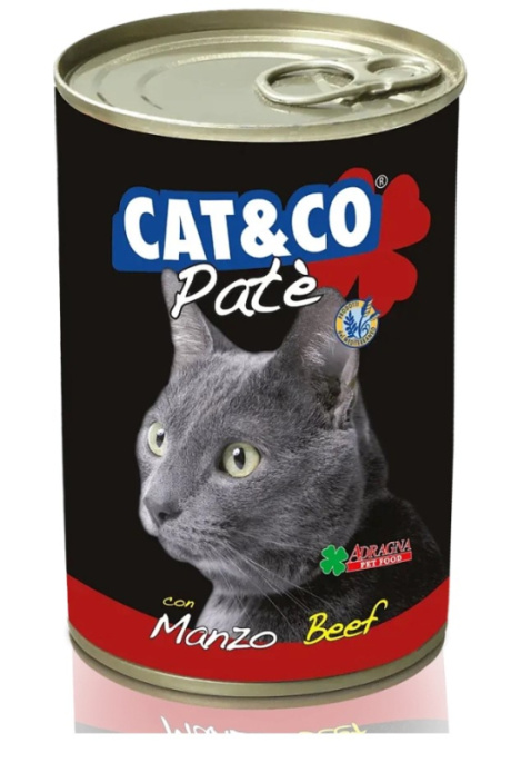 Паштет для кошек Adragna Cat&Co (говядина) (405 гр)