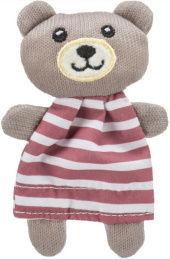 TRIXIE Игрушка для кошек Медвежонок, 12 см