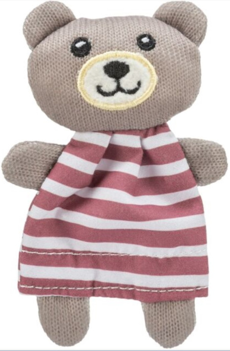 TRIXIE Игрушка для кошек Медвежонок, 12 см