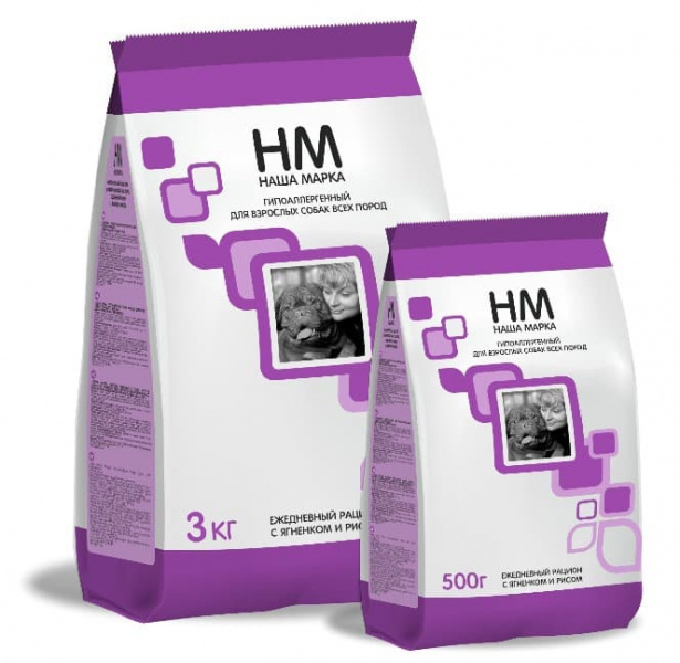 Сухой корм для собак всех пород Наша Марка (ягненок, рис) (12 кг)