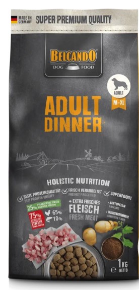 Сухой корм для собак Belcando Dinner Adult All Breed  (12,5 кг)
