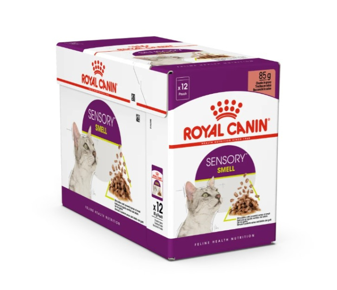 Влажный корм для кошек Royal Canin Sensory Smell (соус) (85 гр*12 шт)