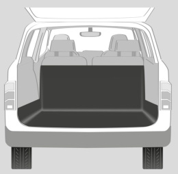 TRIXIE Подстилка в багажник автомобиля для собак 1,2 х 1,5 м, черный