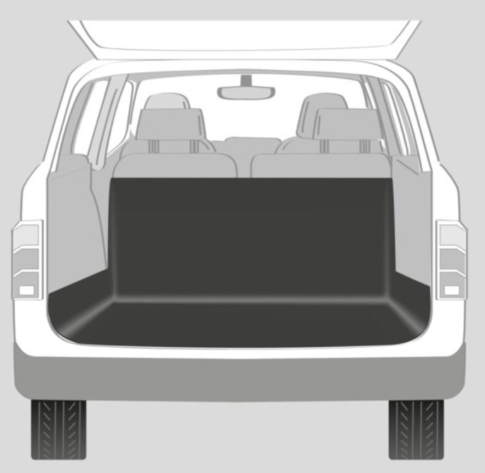 TRIXIE Подстилка в багажник автомобиля для собак 1,2 х 1,5 м, черный
