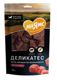 Лакомство для собак Мнямс Деликатес "Филе миньон по-фламандски"
