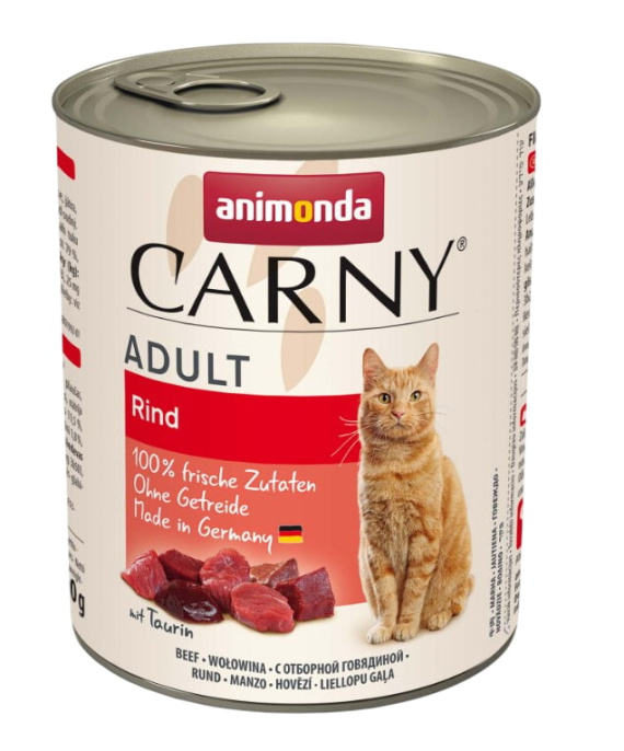 Консервы для кошек Animonda CARNY Adult (говядина) (800 гр.)