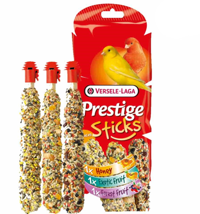 Палочки для волнистых попугаев Versele-Laga Prestige Sticks с семенами и медом  (60 гр.)