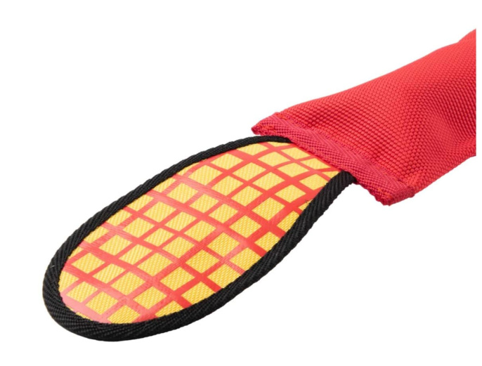 Игрушка для собак Mr.Kranch Бобер из пожарного шланга (72 см, красная)