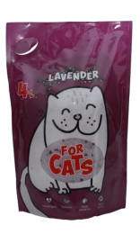 FOR CATS Наполнитель силикагелевый (лаванда)