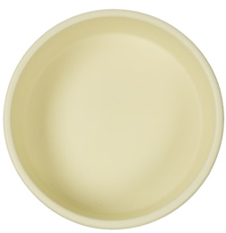 Миска Mr.Kranch Bamboo керамическая белая на бамбуковой подставке