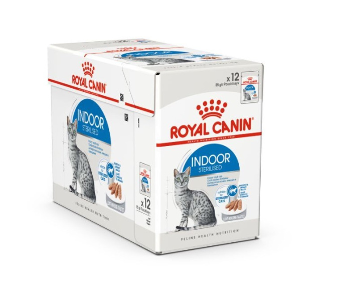 Влажный корм для кошек Royal Canin INDOOR STERILISED LOAF (паштет) (85 гр*12 шт)