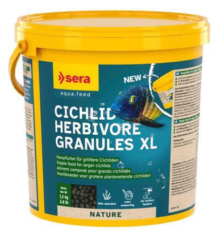 Корм гранулы для цихлид SERA Cichlid Green XL (1000 мл (350 г))