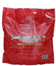 FOR CATS Наполнитель силикагелевый (клубника)