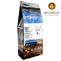 Сухой корм для собак ProBalance Adult Light Dog