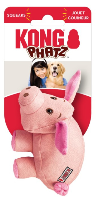 KONG Игрушка для собак Phatz Pig (S)