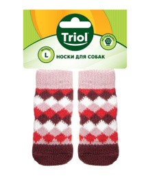 Носки для собак "Ромбы" Triol