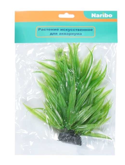 Растение пластиковое NARIBO Стаурогин зеленый (18 см)