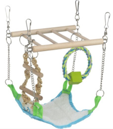 TRIXIE Комплекс для грызунов Подвесной мост с гамаком, 17 x 22 x 15 см