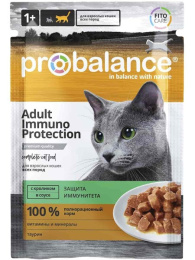 Влажный корм для кошек ProBalance Immuno Protection Cat (кролик в соусе)